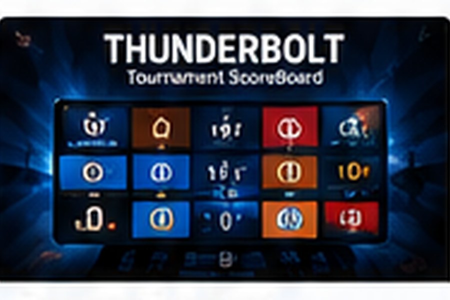 Preview proyek THUNDERBOLT ScoreBoard