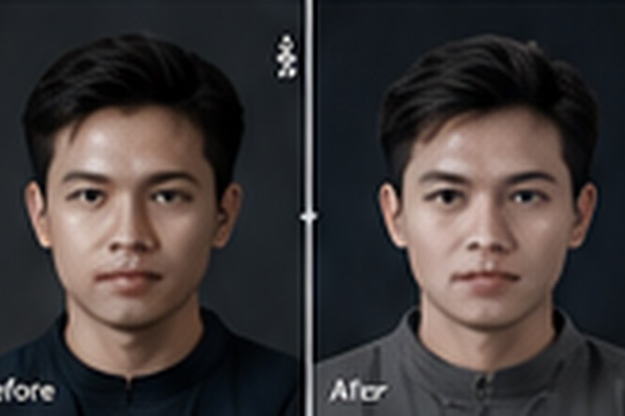 Preview proyek photo enhancement